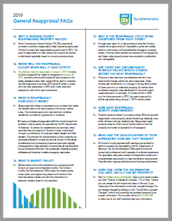2019 General Reappraisal FAQs
