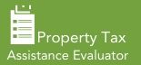 Property Tax Assistance Evaluator
