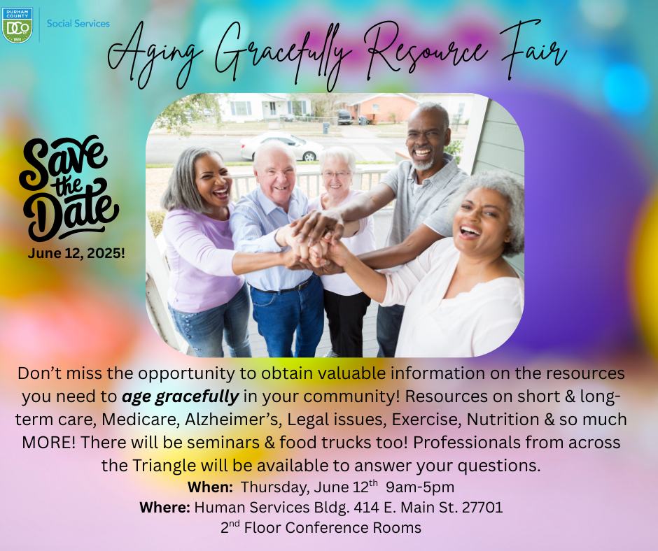 Save the Date for The Aging Gracefully Resource Fair